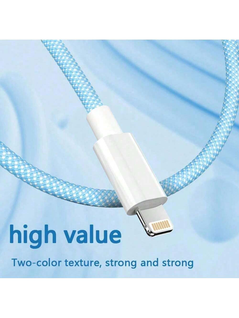  Fast Charge Braided Cable Compatible with Iphone 