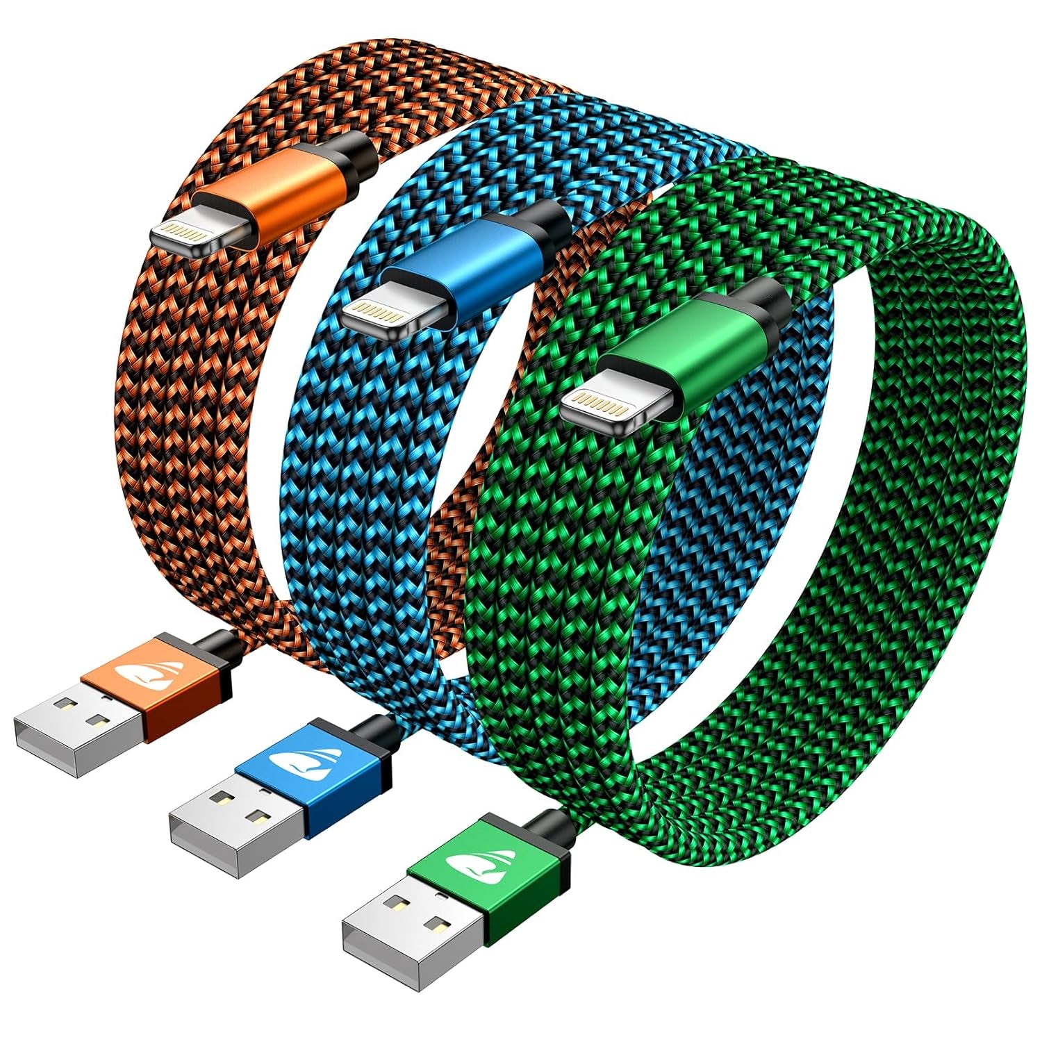 Aioneus Cable Iphone 2M 3Pack, Apple Mfi Certificado