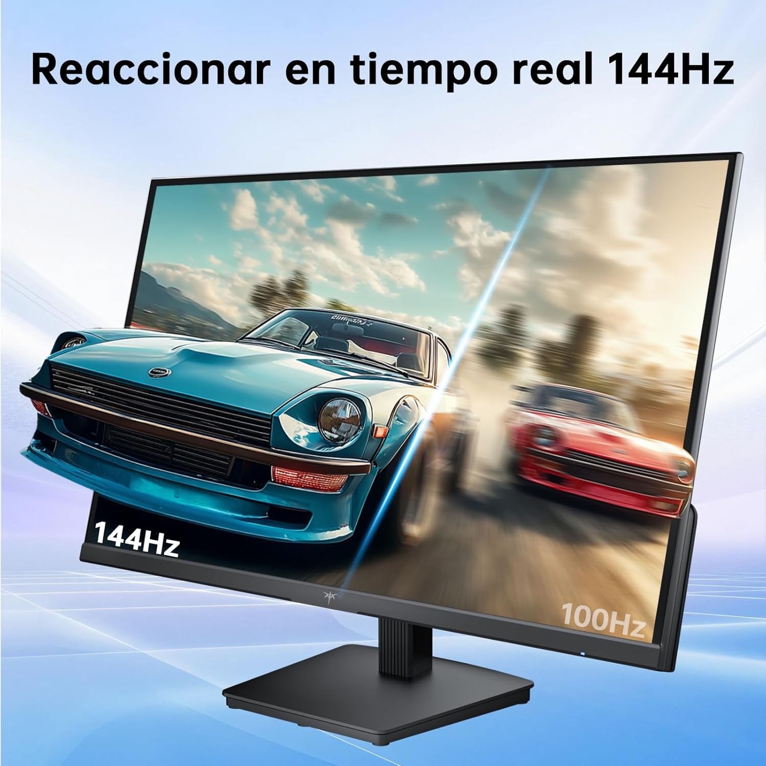 KTC Gaming Monitor, Fhd@144Hz 120Hz Con IPS Panel, Protección Contra Luz Azul De Hardware, 95% DCI-P3, 99% Srgb, ΔE＜2, 300 CD/㎡, 5Ms MPRT, 1500:1, Flicker-Free Y Adaptive Sync Para Trabajo Y Juegos