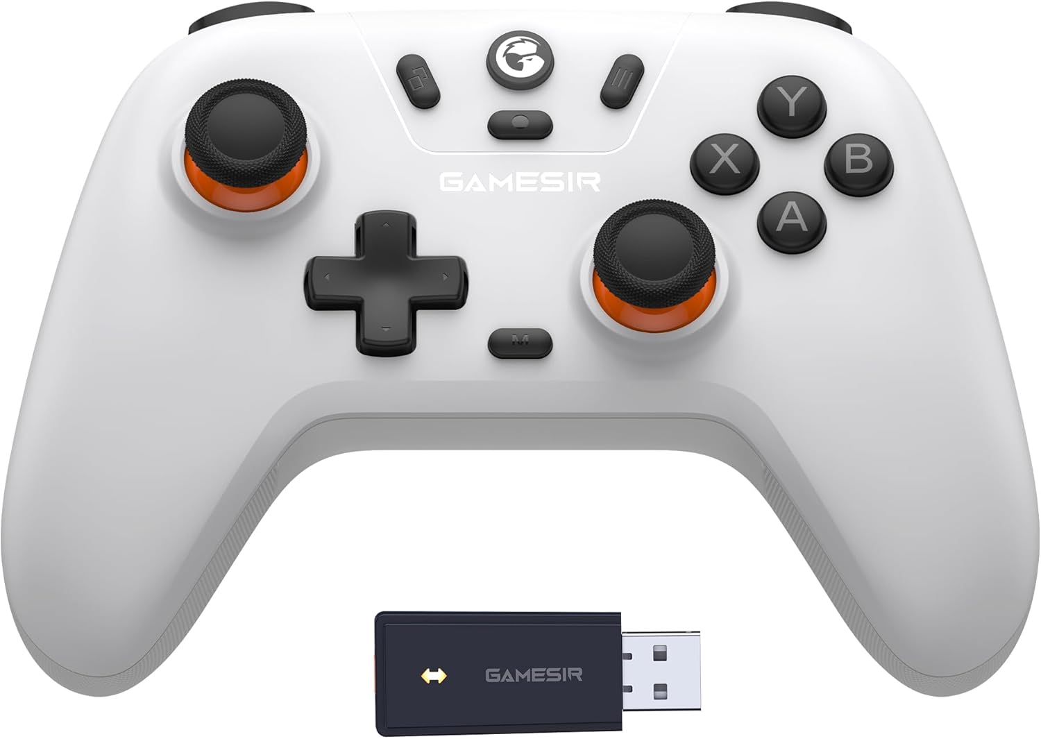 Gamesir Nova Lite Controlador Inalámbrico, Conectividad Tri-Modo, Joystick Gamepad Para PC Con Windows/Switch/Stem/Ios/Android, Con Disparador De Efecto Hall, Dualvibration, Turbo, Motion (Blanco)