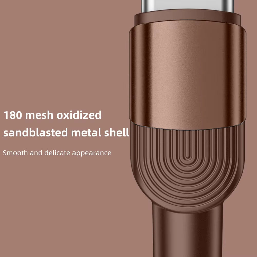 100W Fast Charging USB Type-C Data Cable, Braided for iPhone 15/16, Xiaomi, Huawei, and Samsung