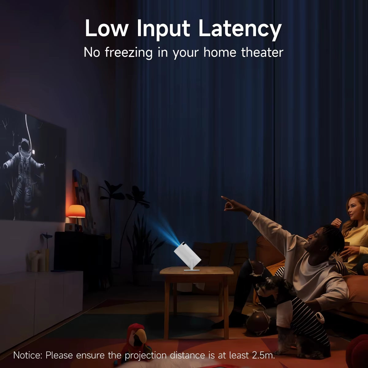 Hot HY300 Smart TV Android Support 4K Portable Mini Projector Game Home Cinema Theater LED 1280*720P Pocket Hy300 Projector