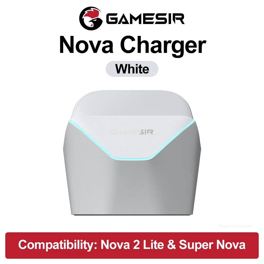 Nova 2 Lite Gamepad Charging Dock - Super Nova Charging Station for Original Switch Joysticks and Accessories