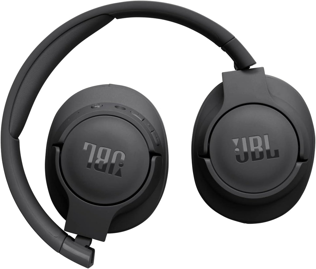 JBL Auriculares Tune 720 BT, Inálambricos Por Bluetooth, 76 Horas De Reproducción Con JBL Pure Bass, Plegables, Negro