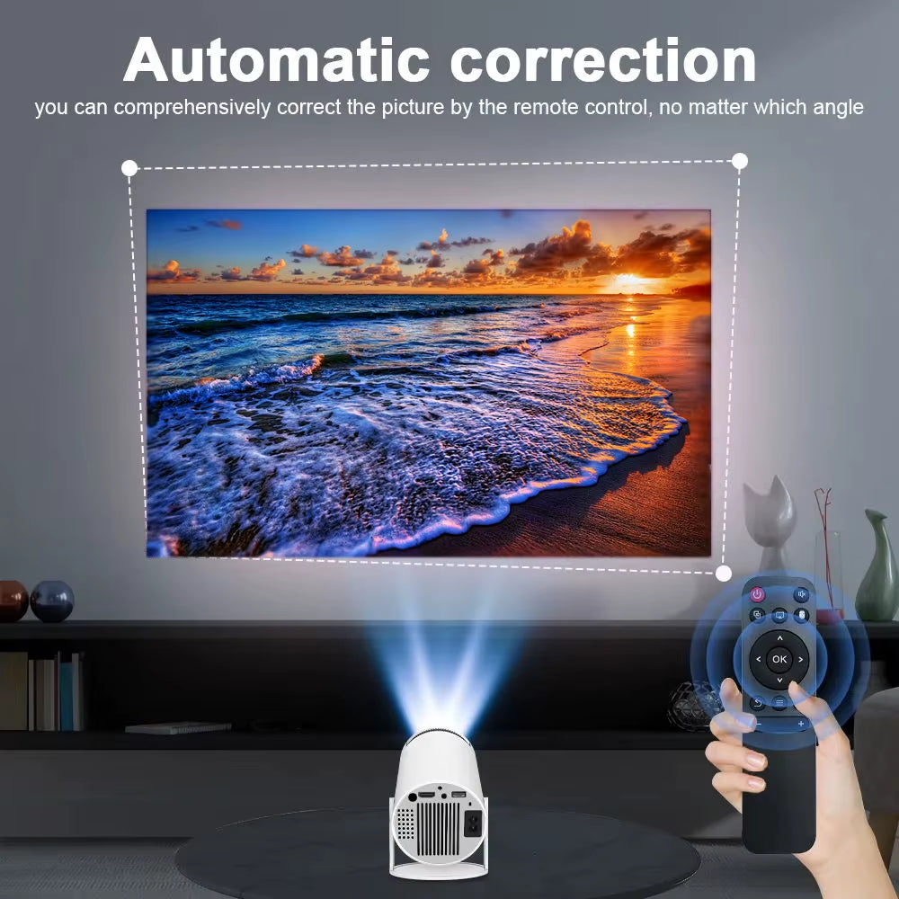 Hot HY300 Smart TV Android Support 4K Portable Mini Projector Game Home Cinema Theater LED 1280*720P Pocket Hy300 Projector