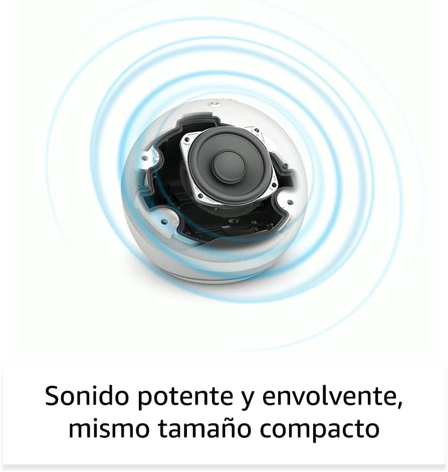 Echo Dot (Última Generación) | Altavoz Inteligente Wifi Y Bluetooth Con Alexa, Con Sonido Más Potente Y De Mayor Amplitud | Azul Marino