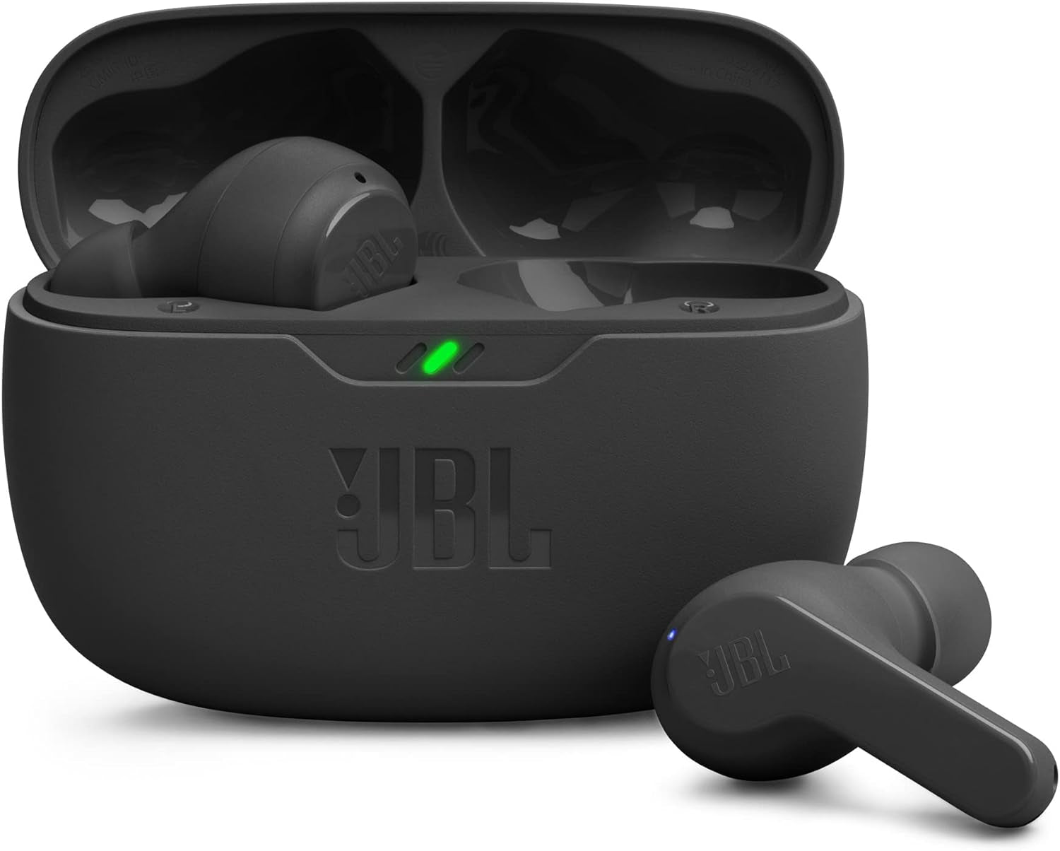 JBL Wave Beam, Auriculares Inalámbricos In-Ear, IP54 E IPX2, Manos Libres Y 32 Horas De Duración De La Batería, En Negro