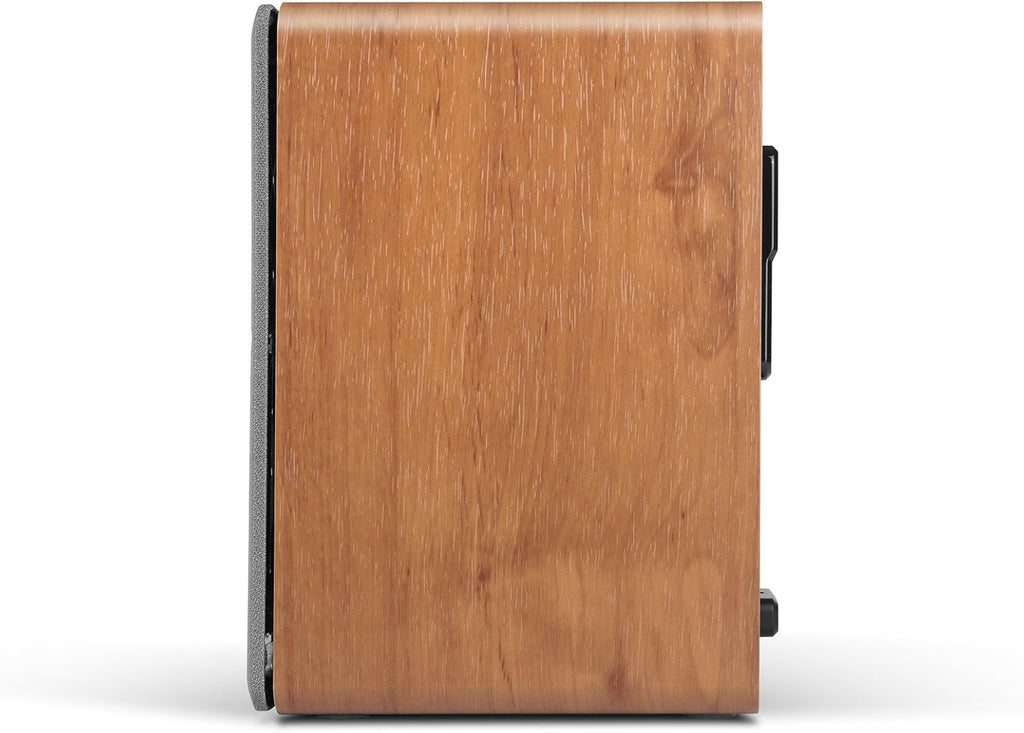 Edifier P12 - Altavoces Pasivos De Estantería Con Soporte De Pared Integrado (Madera)