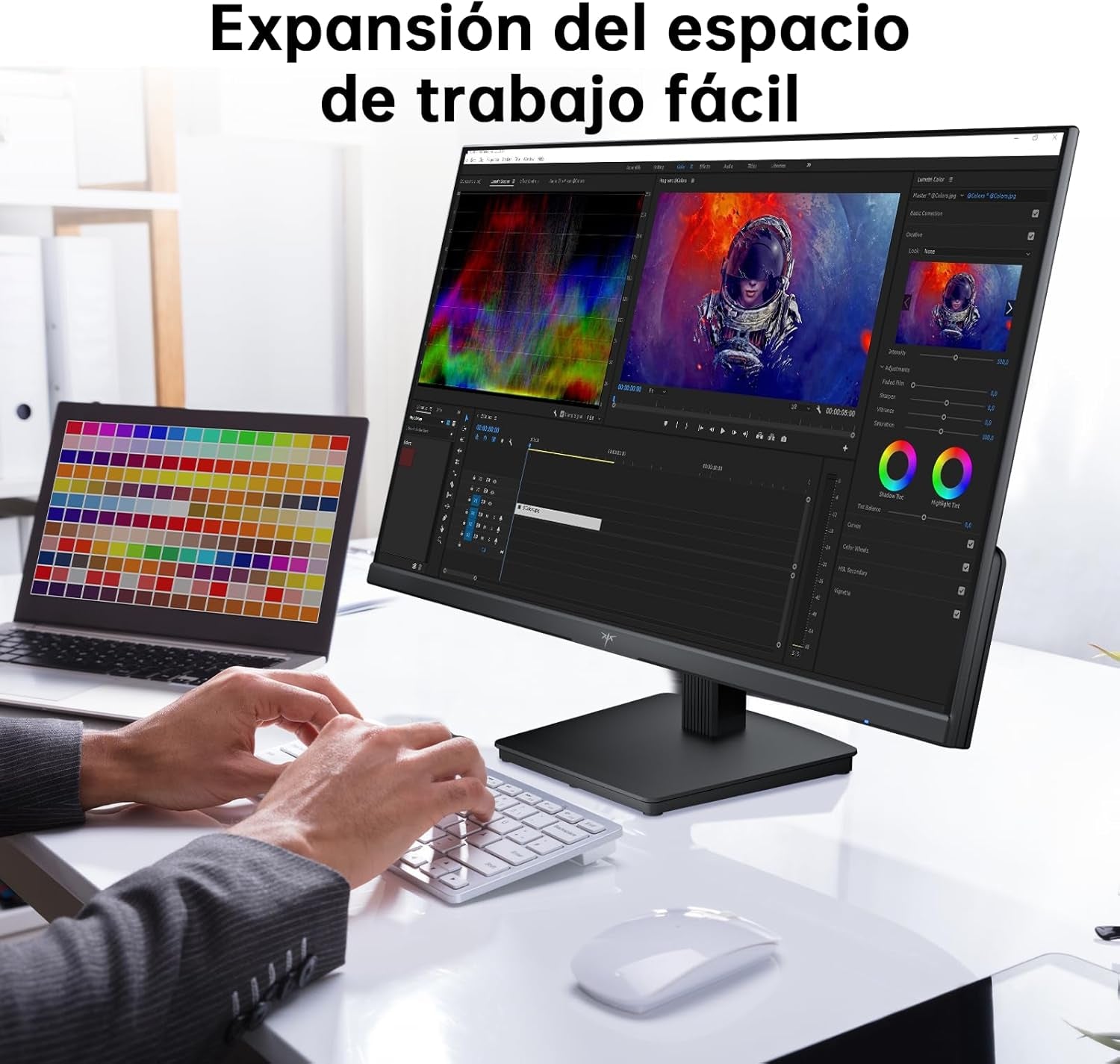 KTC Gaming Monitor, Fhd@144Hz 120Hz Con IPS Panel, Protección Contra Luz Azul De Hardware, 95% DCI-P3, 99% Srgb, ΔE＜2, 300 CD/㎡, 5Ms MPRT, 1500:1, Flicker-Free Y Adaptive Sync Para Trabajo Y Juegos